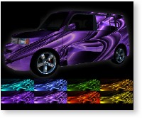 vehicle vinyl wrap Pandora